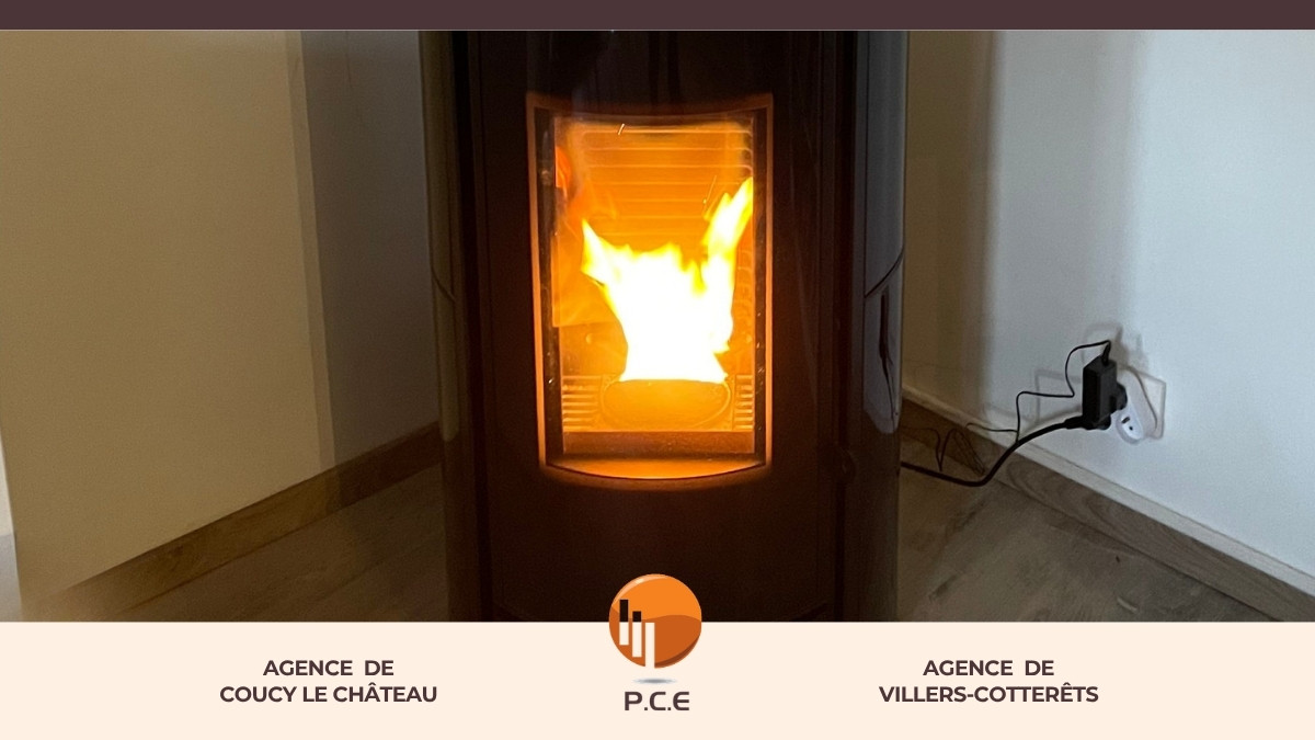 Installation d’un poêle à granulés avec tubage -UNE- SAS PCE Coucy-le-Château & Villers-Cotterêts